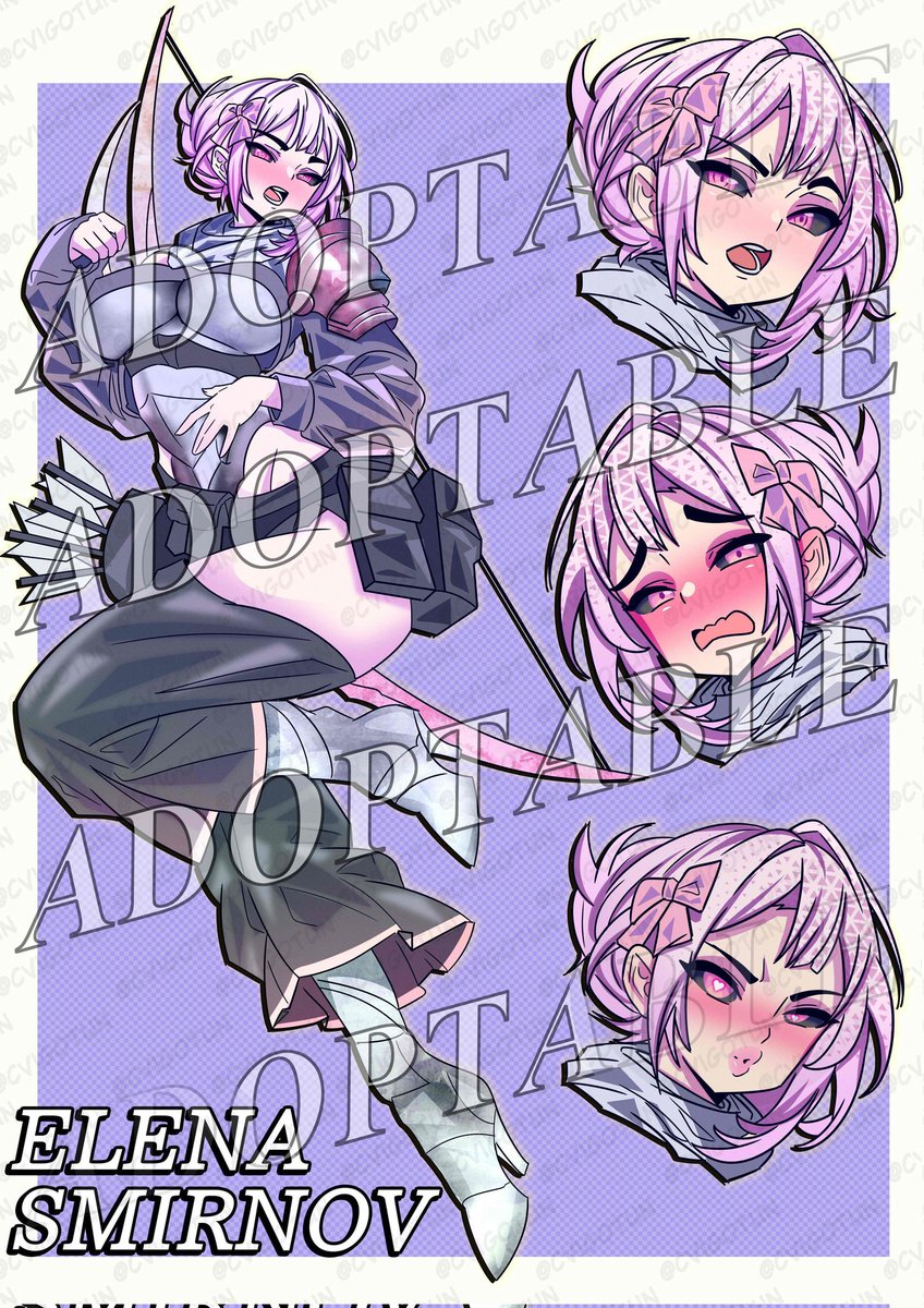 cvigotun's tweet photo. $20 Adoptable
A new character looking for a home.
Once it's sold, the design will never be available again.
First come, first served.
DM to claim.
#adoptable #adoptables #nsfw #animeadoptable https://t.co/p6l8XByiE5