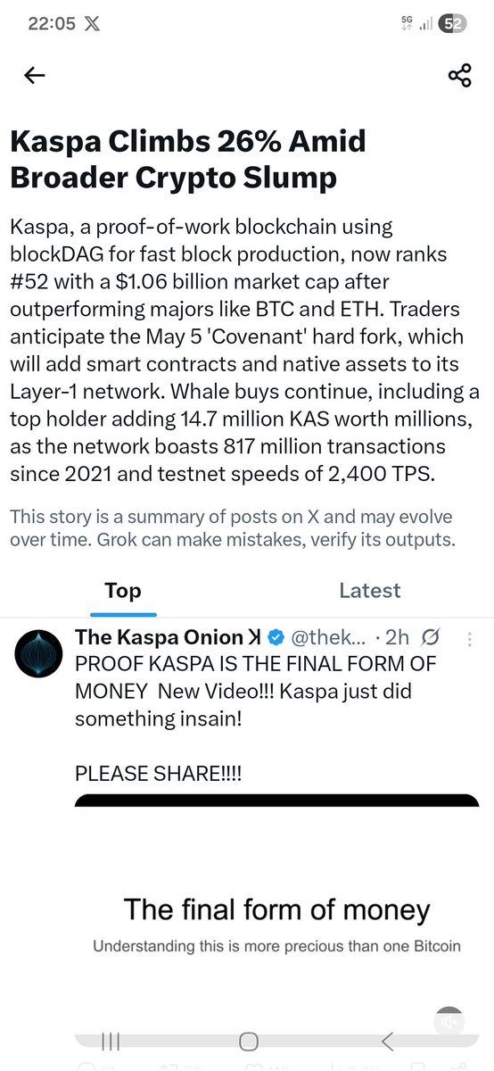 $KAS News
#KASPA