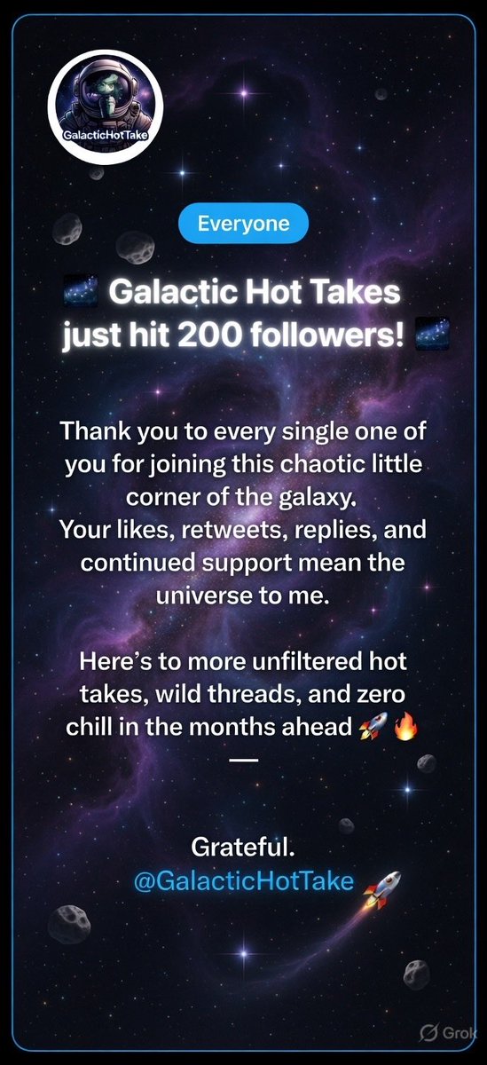 Galactic Hot Takes tweet media