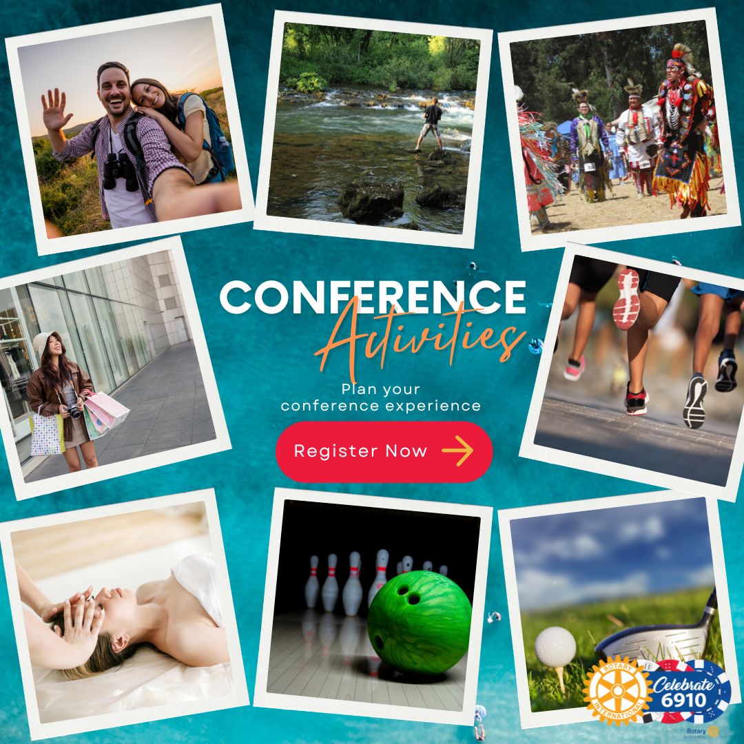 RotaryD6910's tweet photo. Your Rotary District 6910 Conference is more than sessions—it’s a Smoky Mountain experience. From 5K to the spa, these are the moments where fellowship really happens.

Spots are limited for several activities, so don’t wait https://t.co/1K29XbYvp5 
#RD6910 #CelebrateRotary https://t.co/LVBdNtLfZq