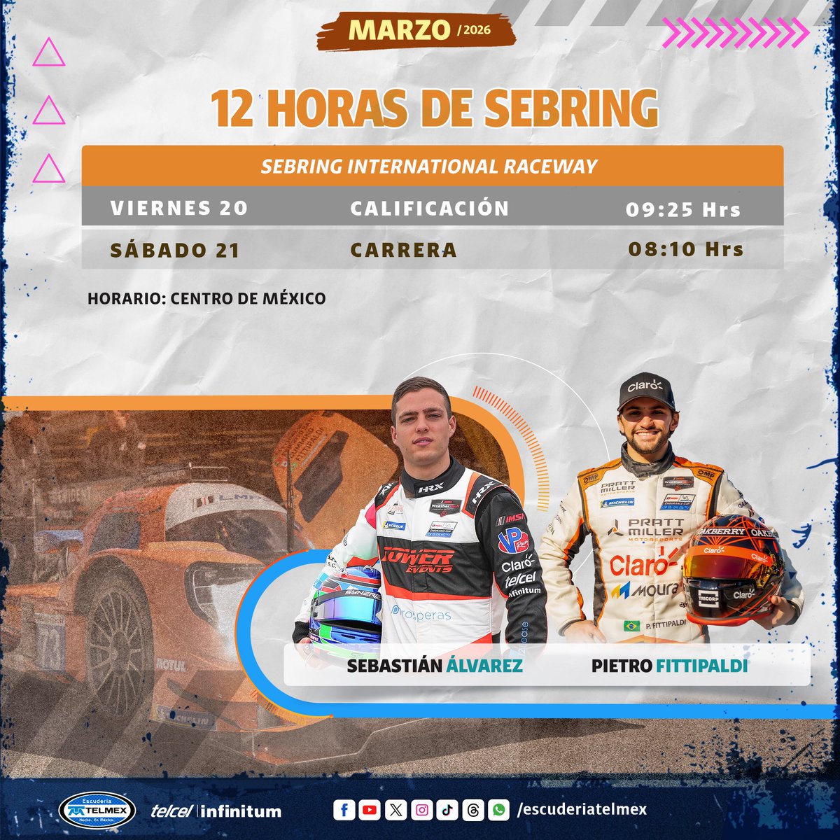 Escudería Telmex tweet media