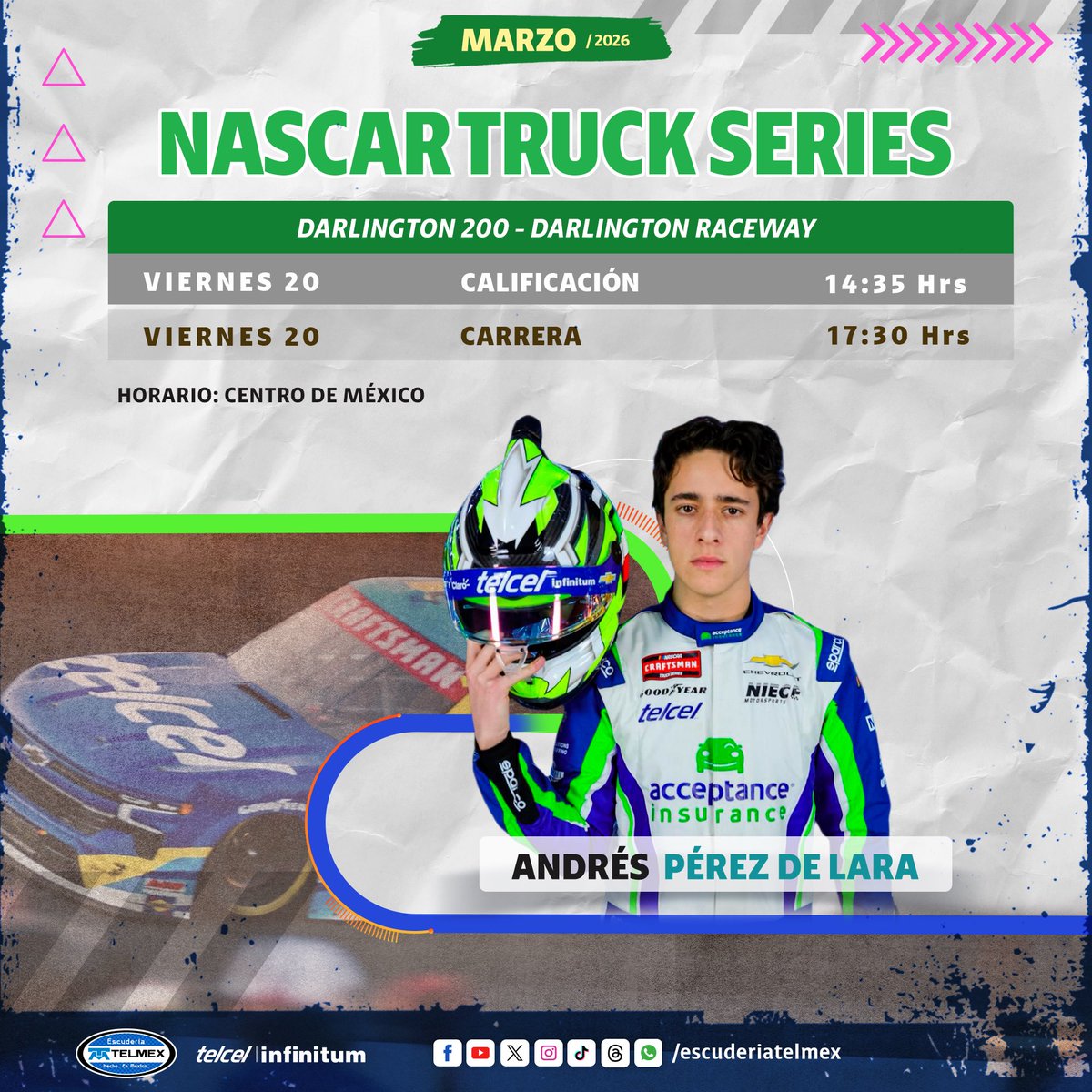 Escudería Telmex tweet media