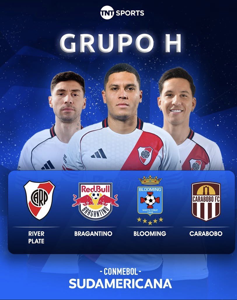 la verdad no sé si es un grupo complicado o no, no los conozco.

igual no nos podemos preocupar por si son equipos malos o muy malos, hay q ganarle a todos

a mi no me parece un torneo menor, lo quiero ganar y le doy importancia, pero clasificar a la libertadores es lo principal