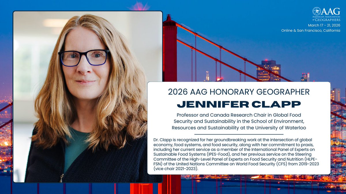 American Association of Geographers tweet media