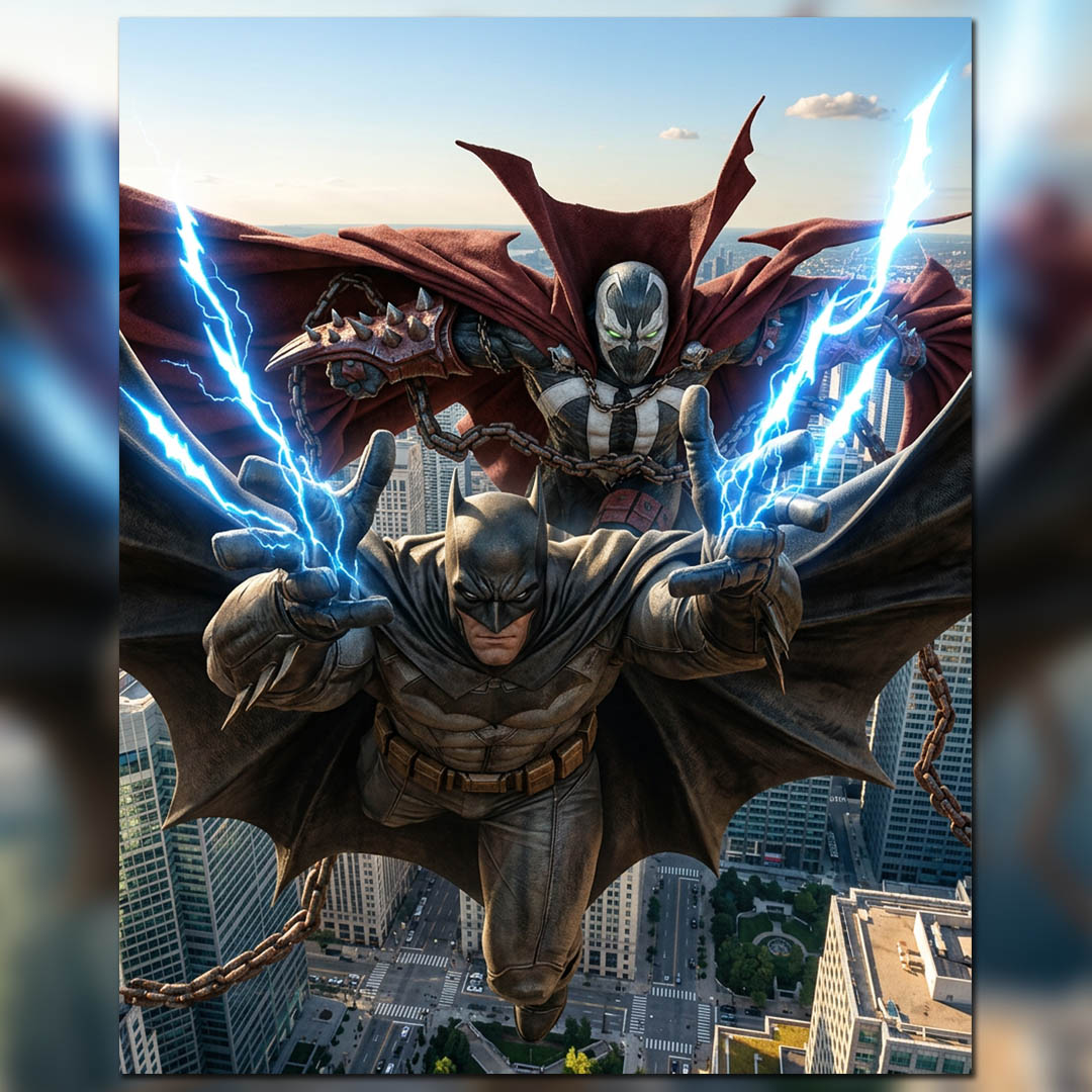 CustomsHunter's tweet image. Spawn Batman (2023)
Gemini 3.1 / Flux-2-max 

Art by Todd McFarlane

#hunter_r_customs #spawnfanart #AI_Spawn #spawniverse