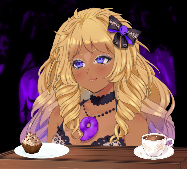 Nuevos seguidores! 👻📸

Hell-o! Soy DKay. 
VTuber venezolana, kuro gyaru e investigadora paranormal. Llevo un amuleto protector (magatama).

Amo los juegos de horror japoneses y hablar con mis chatters! 
Prendo a las 9pm 🇻🇪 los martes, jueves y viernes💜