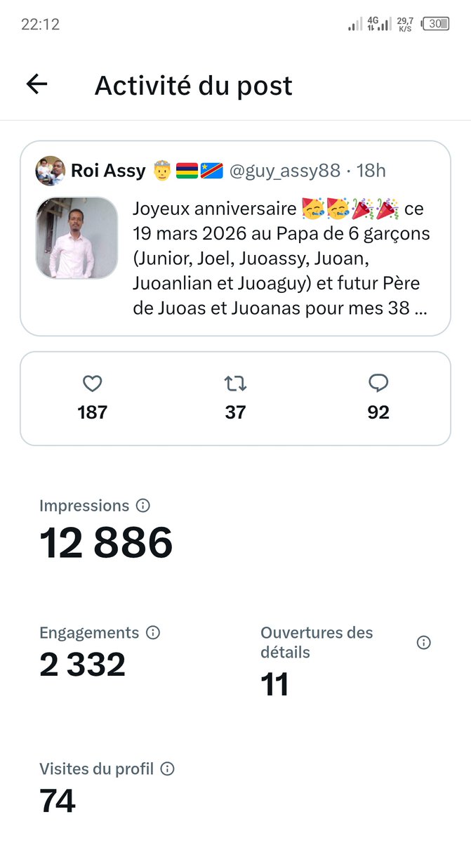 Roi Assy 🤴🇲🇺🇨🇩 tweet media