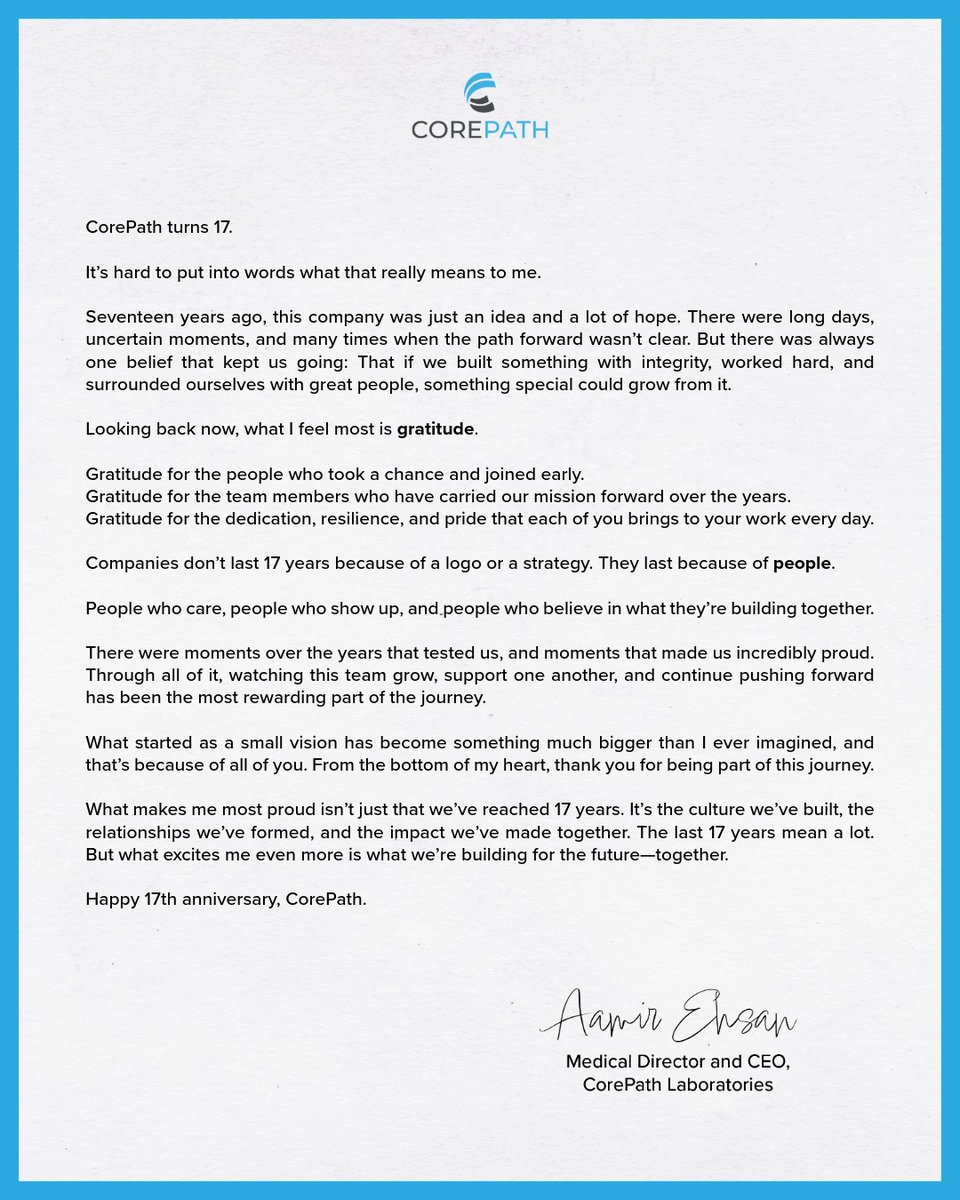 CorePath Laboratories tweet media
