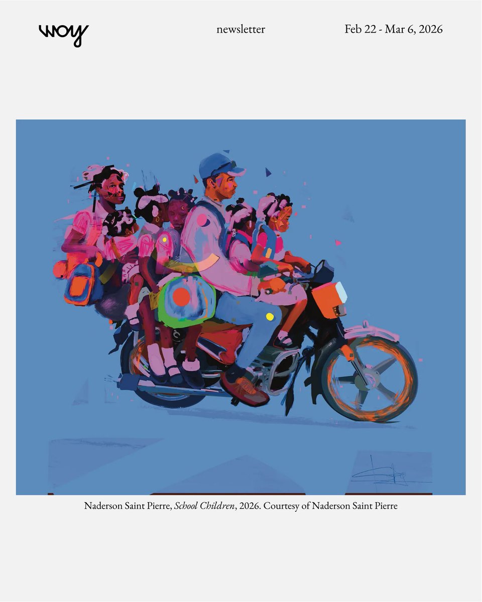 <a href="/oursolz/">Naderson Saint-Pierre</a> - 🇭🇹 (Naderson Saint Pierre) is our latest cover star 💫 

His painting, School Children (2026), heads our latest newsletter covering Haiti and our Diaspora from February 22, 2026 - March 6, 2026. 

🔗 woymag.substack.com