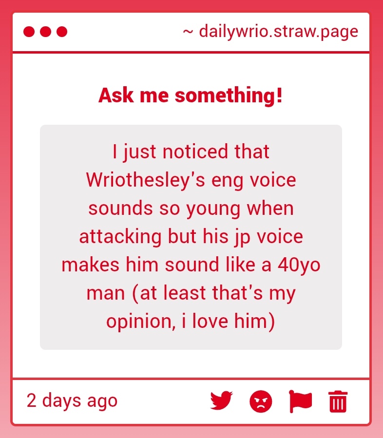 Daily Wriothesley tweet media