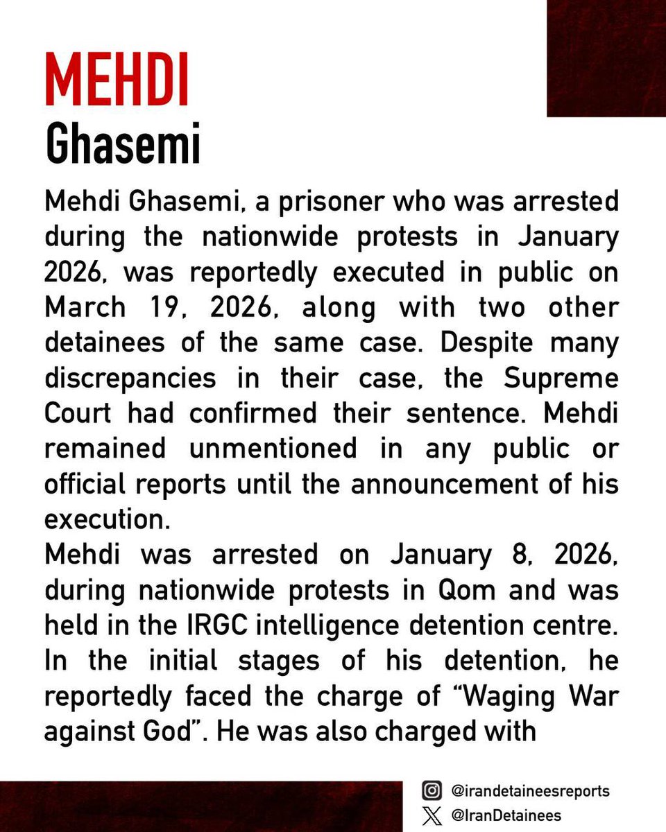 Iran Detainees Report tweet media