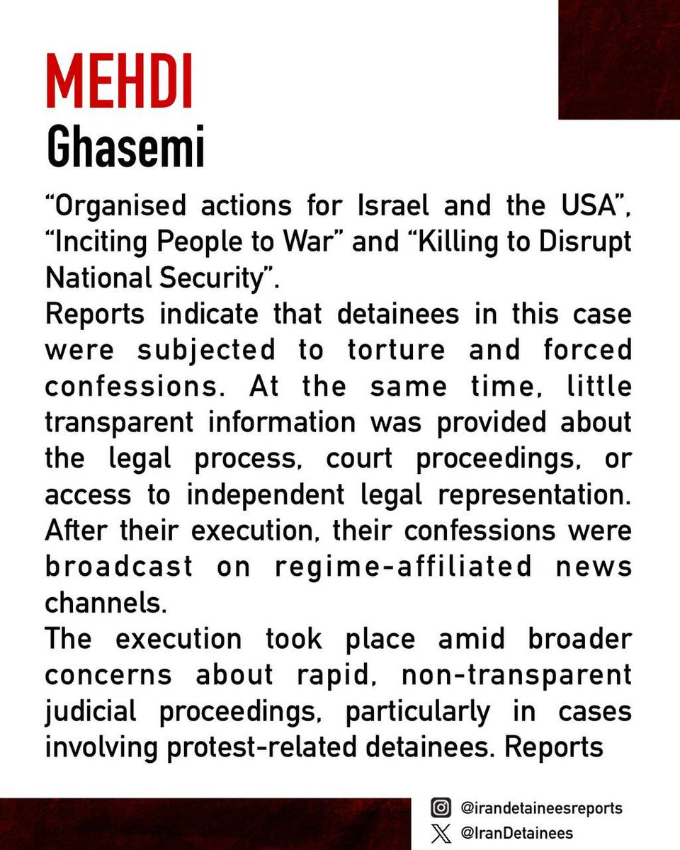 Iran Detainees Report tweet media