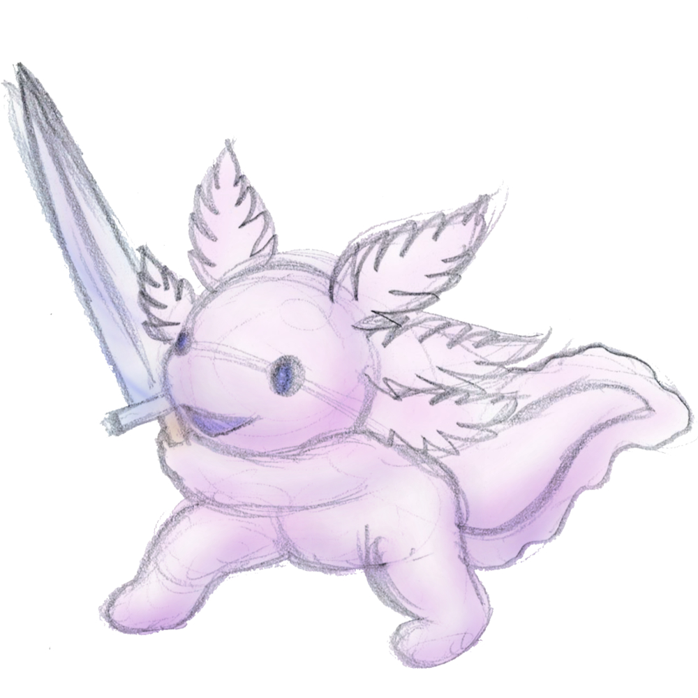 ty_hulse's tweet photo. I'm working on a comic about an axolotl knight. 

looking for #moots #artmoots

#cute #axolotl #cute #myart #drawing #art #sketch https://t.co/npMeTjY05v