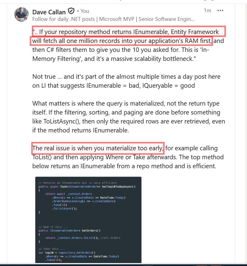 Dave Callan | dotnet tweet media
