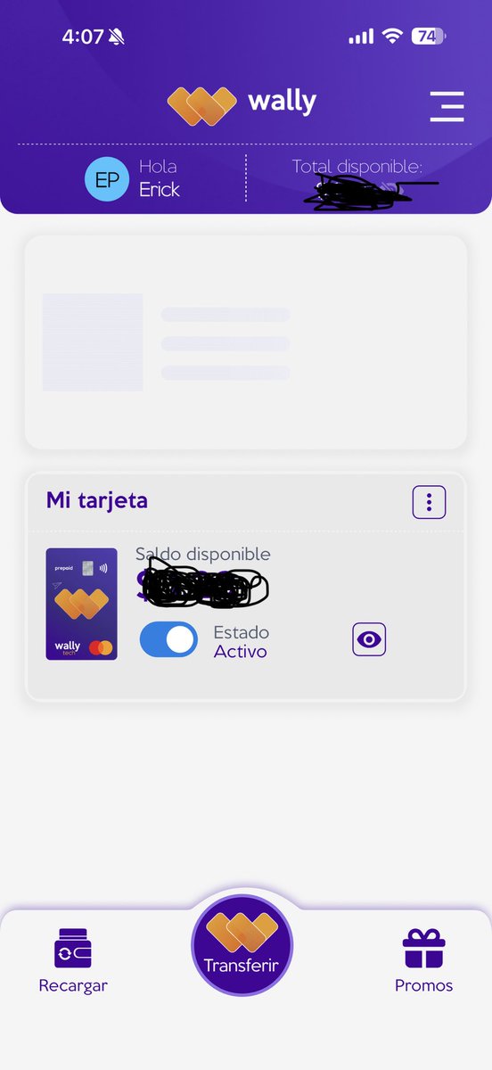 Erickp_Ve's tweet photo. Que le pasa a la app de @wallytech_ últimamente tiene muchas fallas ni siquiera puedo ver la billetera https://t.co/8DtuWcXXVl