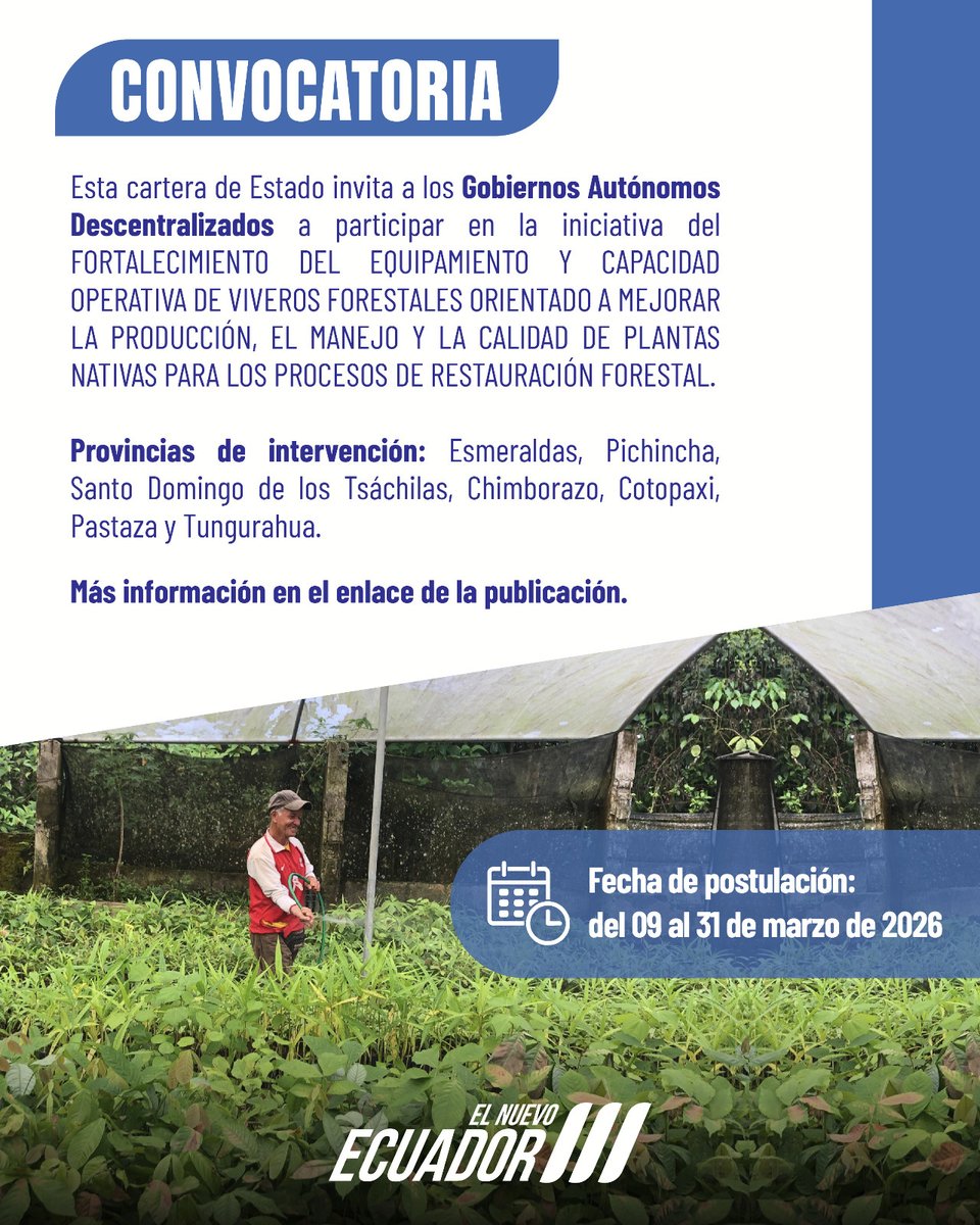 Ministerio de Ambiente y Energía tweet media