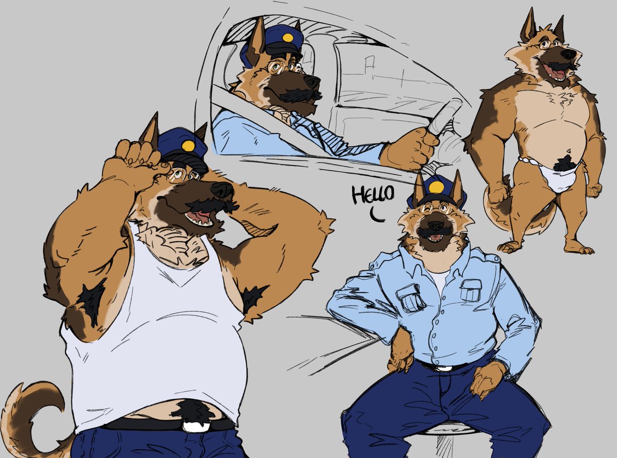 He doesn’t have a name yet, I plan to make more art of him