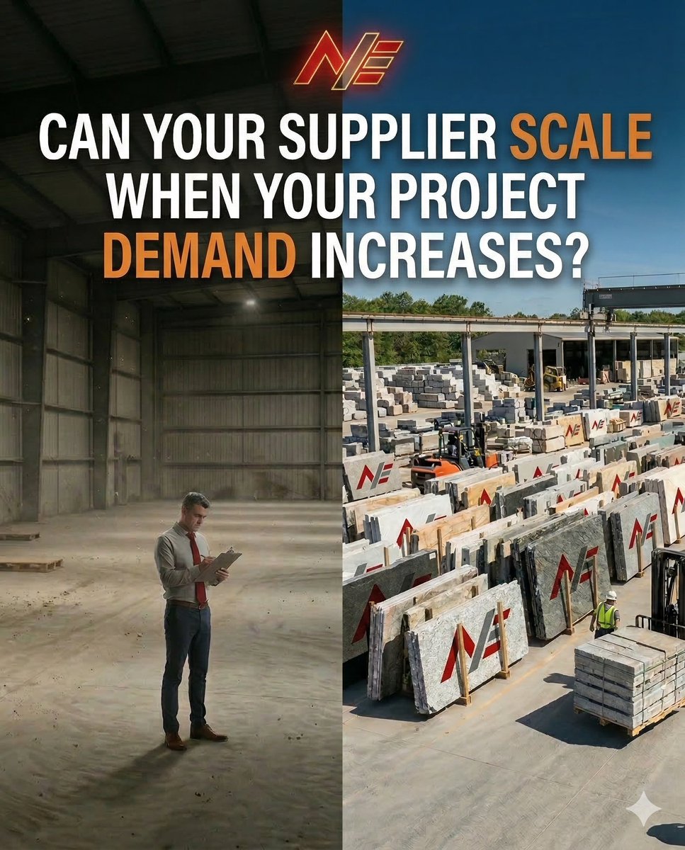 nirvan_exports's tweet photo. Anyone can supply 1 container.
Very few can handle 10/month consistently.
Real stone sourcing is about:

Stable blocks
Production capacity
Finishing consistency
On-time dispatch
Scalability = reliability.

🌐 https://t.co/mJLcYu3BjV
#StoneIndustry #Marble #Granite #Construction https://t.co/NiV5526qKy