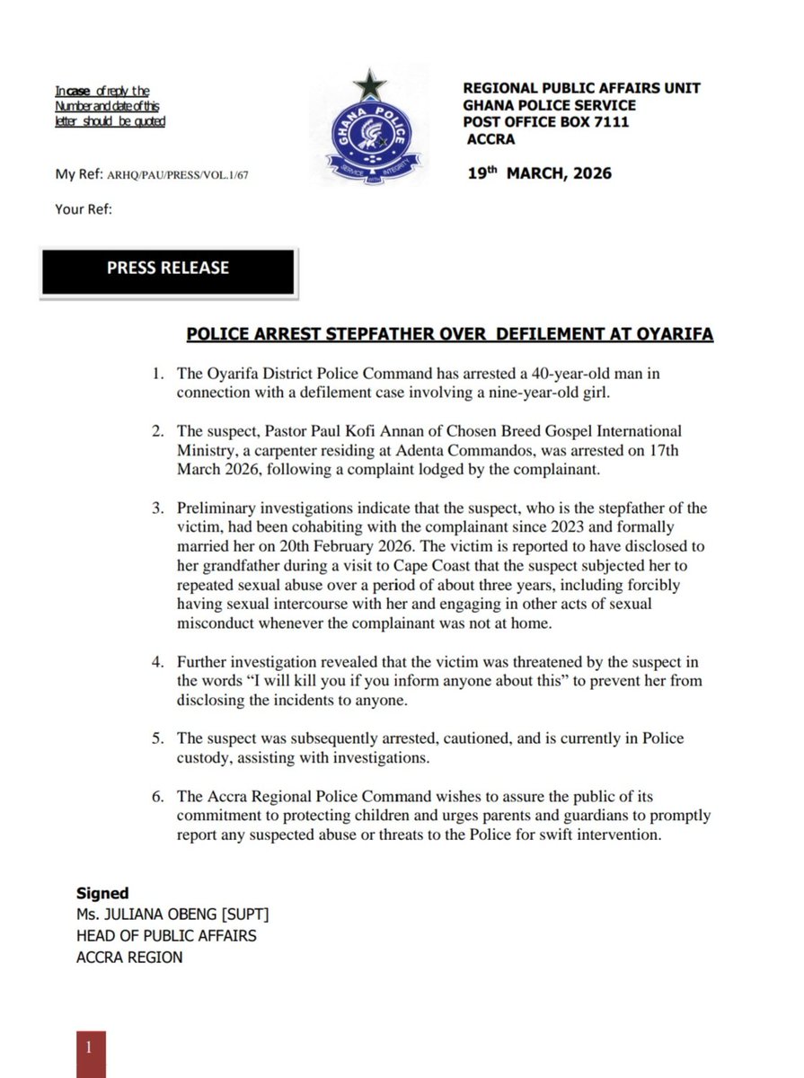 Ghana Police Service tweet media