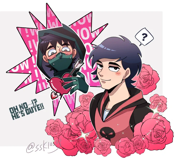 Tomjake Time!! (※The third slide is a small experimental bonus where I tried a more realistic style) #dctwt #Tomjake