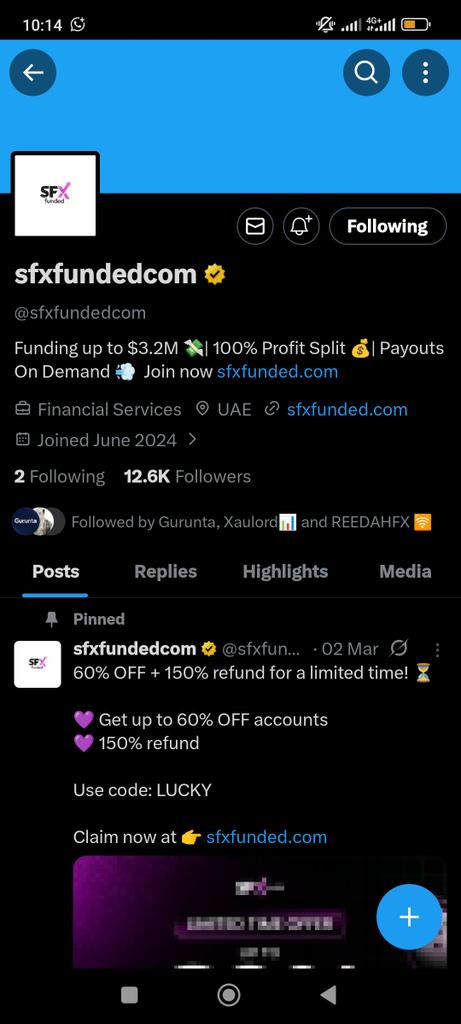 mrcrypto229's tweet photo. @ImTheBanks @sfxfundedcom @husamsamy_sfx @katsinawafx @Fateemafx @BillBoss5566 @Airdrop3134 @ZAbbasOfficial  come and also try your luck https://t.co/AQdlU9Exdg