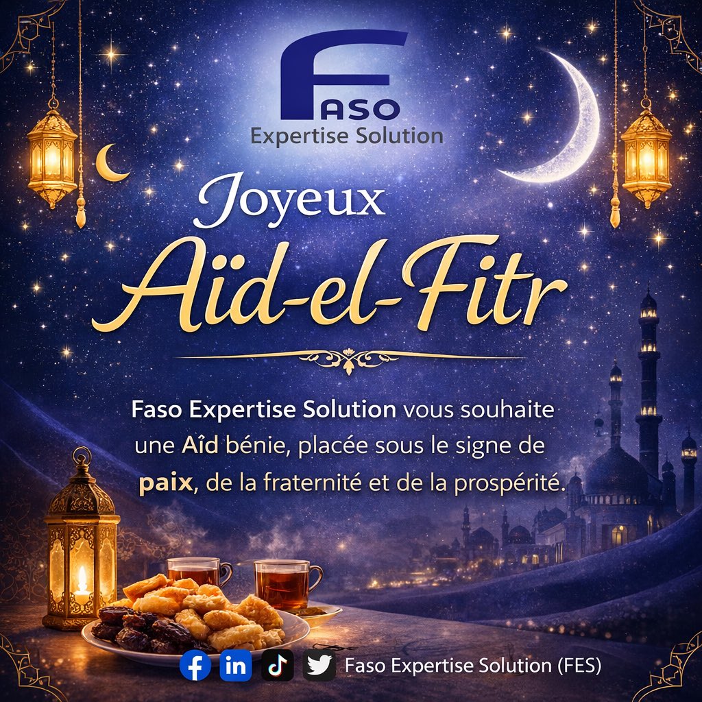 FesGuinee's tweet photo. @FesGuinee vous souhaite un Aïd-el-Fitr béni, placé sous le signe de la paix, de la réussite et de la prospérité. 🌙 https://t.co/AASIGrBadD