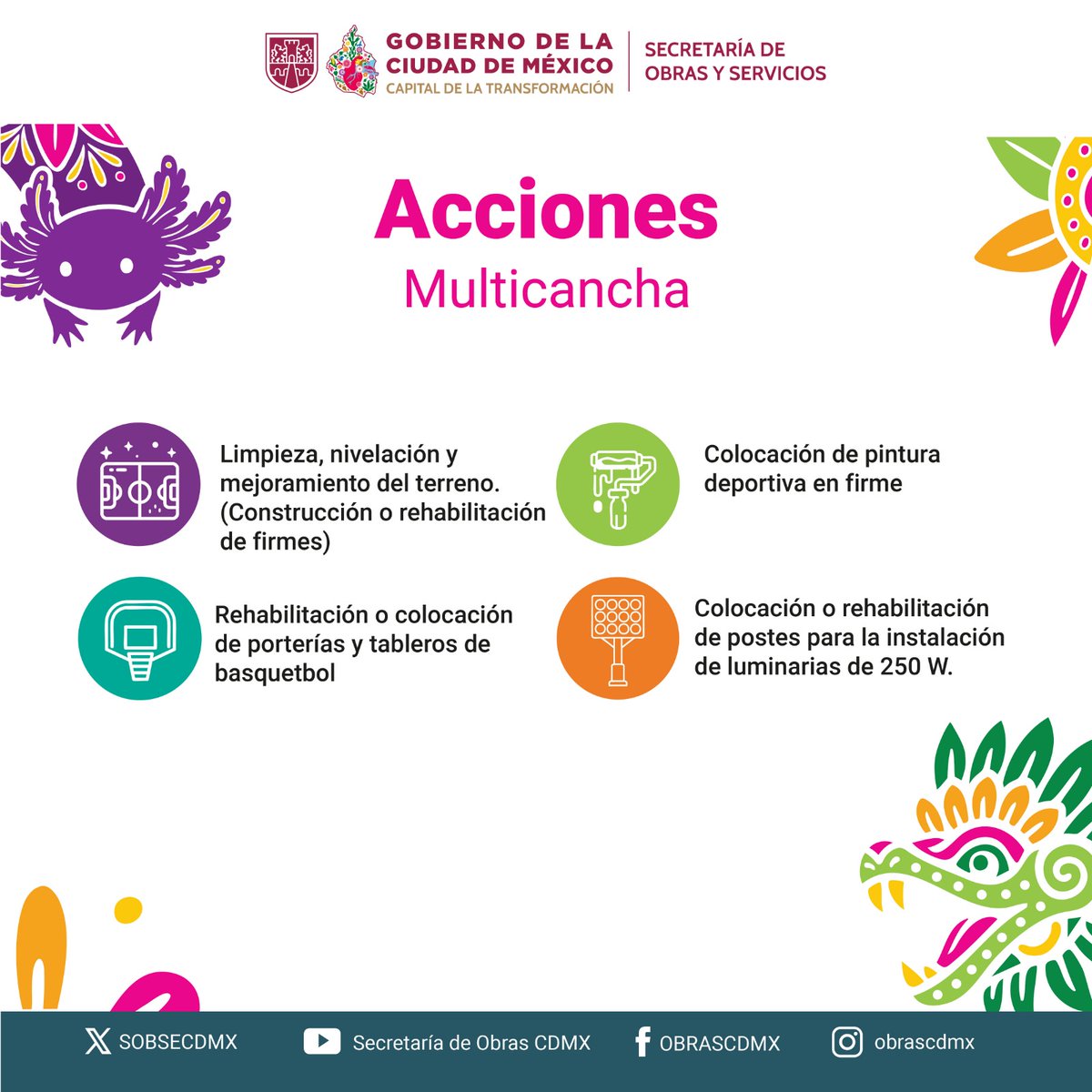 Secretaría de Obras y Servicios CDMX tweet media