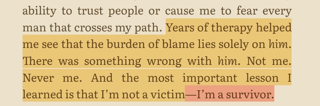 daily reminder that hannah is much more than her trauma