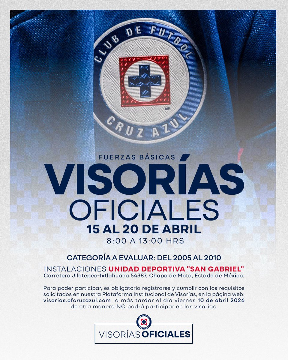 Cruz Azul Fuerzas Básicas tweet media