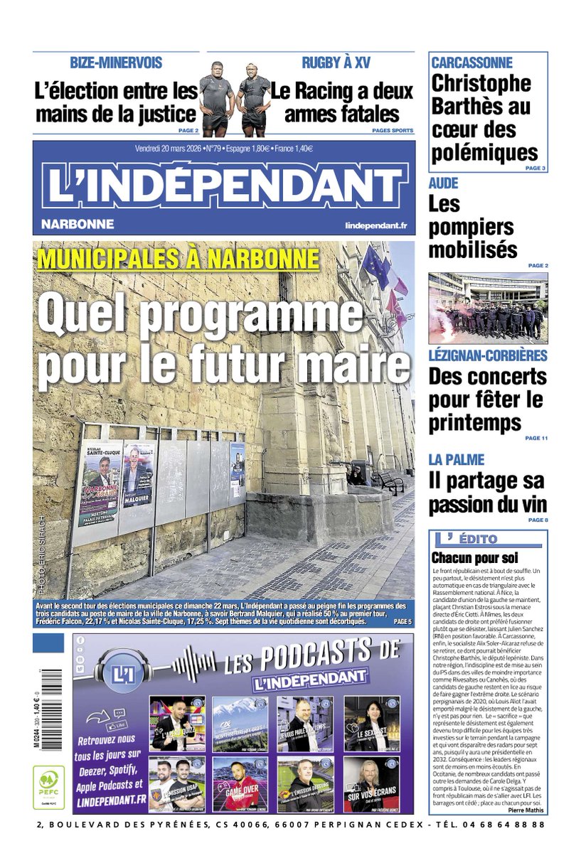 L'Indépendant tweet media