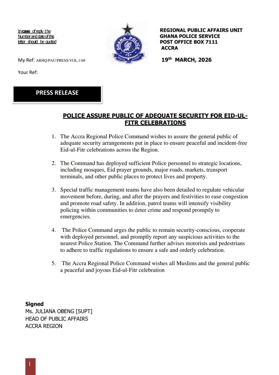 Ghana Police Service tweet media