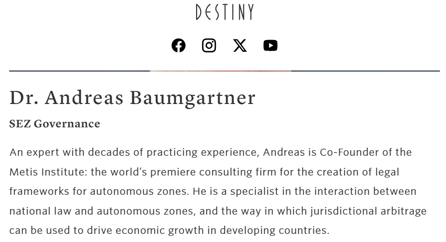 AndreasKemper's tweet image. H&amp;amp;P Conference Dubai 2023: When representatives of #private_city projects, CBI programs, and the Premier of #Nevis, Mark Brantley, come together at the same conference, the question arises whether the foundations for projects like #Destiny were already being laid in this context.