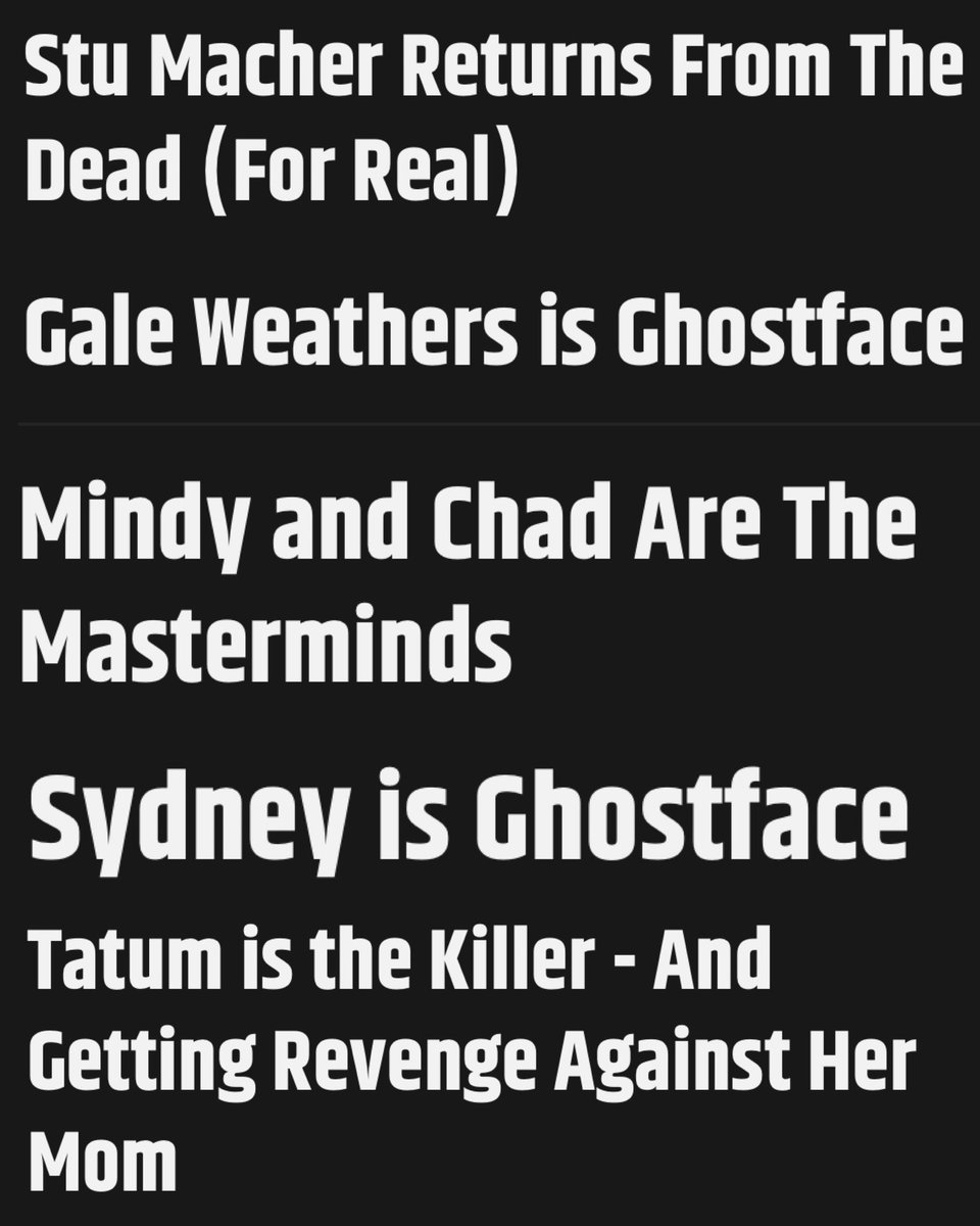 Ghostface Got Bangs tweet media