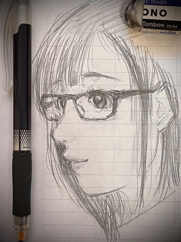 朝の落書き〜
ちょっと怖い
リアルタイプフェイスバージョン
byポンコツ