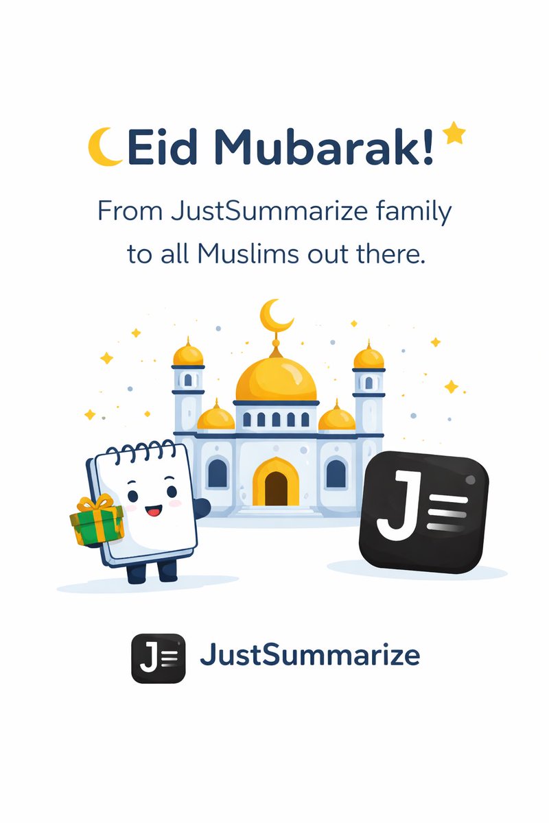 Justsummarize's tweet photo. Eid Mibarak ^^ https://t.co/hm2phq8nBP