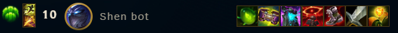 D4DJooa's tweet photo. You really start to think about @xPetu 's influence in league when you encounter this in a bot game https://t.co/BA4Tn80LPT