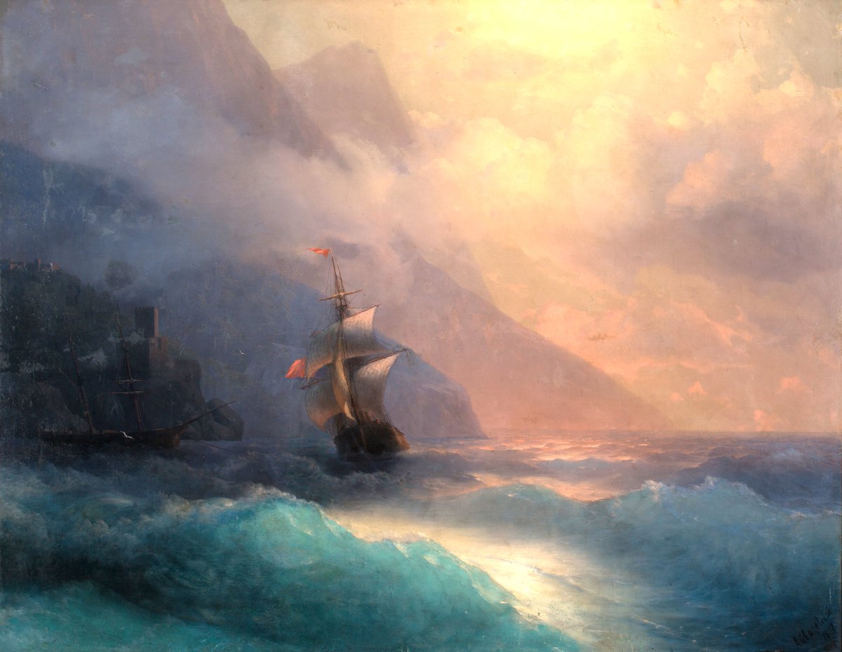 EternalMus38113's tweet photo. Seascape  - Ivan Aïvazovski - 1870 - #ClassicalArt #Aïvazovski #MarineArt https://t.co/0sxc9TmuqF