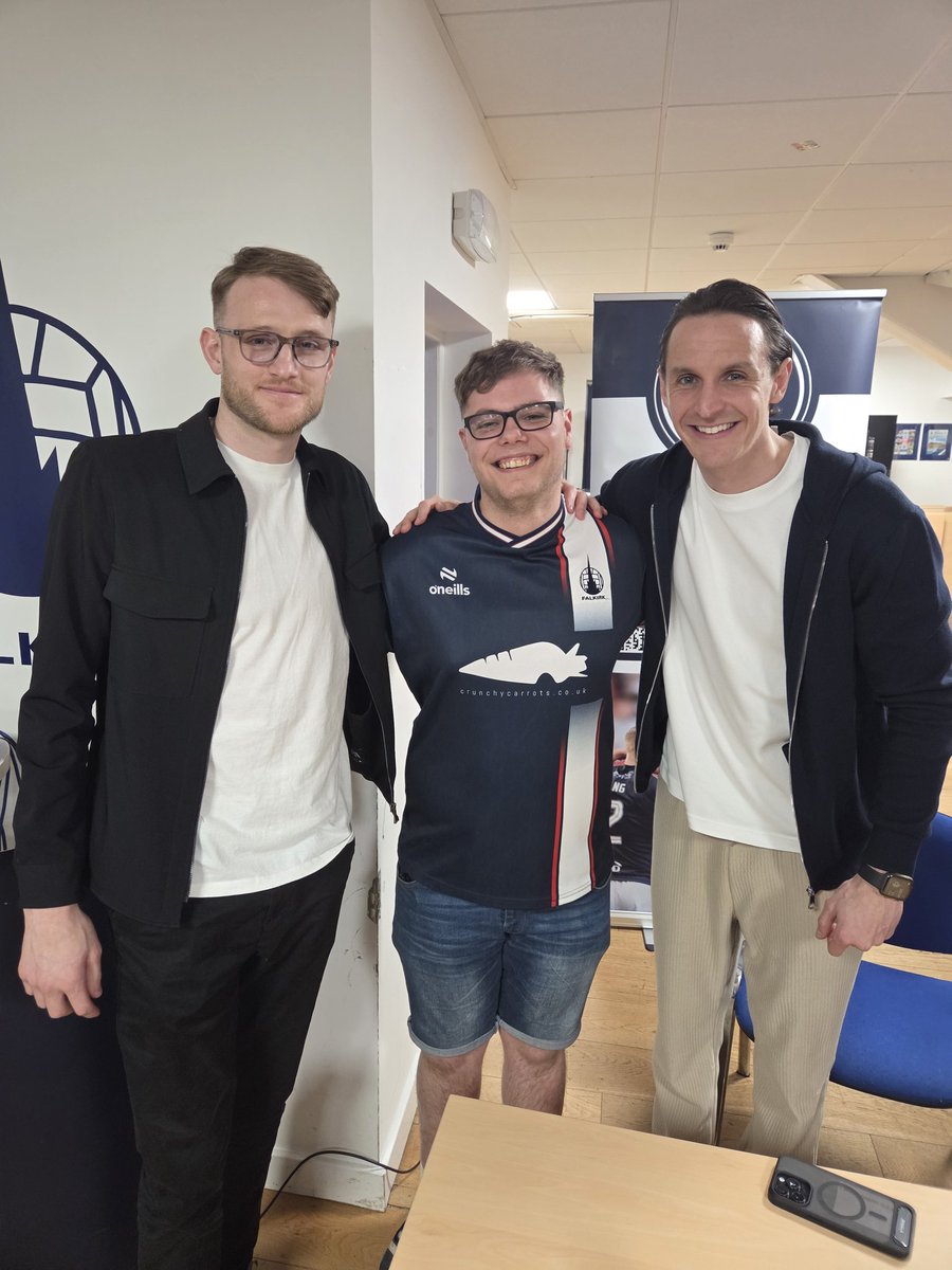 Great wee night at the <a href="/FalkirkfcSS/">Falkirk Supporters Society</a> 'An evening with'.  COYB ⚽️💙