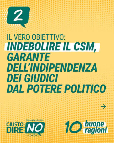 SenatoreF's tweet photo. @FratellidItalia @GiorgiaMeloni Tutti.a #votareNo è
una riforma sfascia #Costituzione imposta dai #meloni eversivi non spezza
correnti ma la #magistratura garante dei diritti dall’arbitrio,
#sorteggio truffa dei 2 #CSM non esiste in nessun paese i laici se li sceglie il governo più politicizzati che mai https://t.co/9nyYoGtHYC