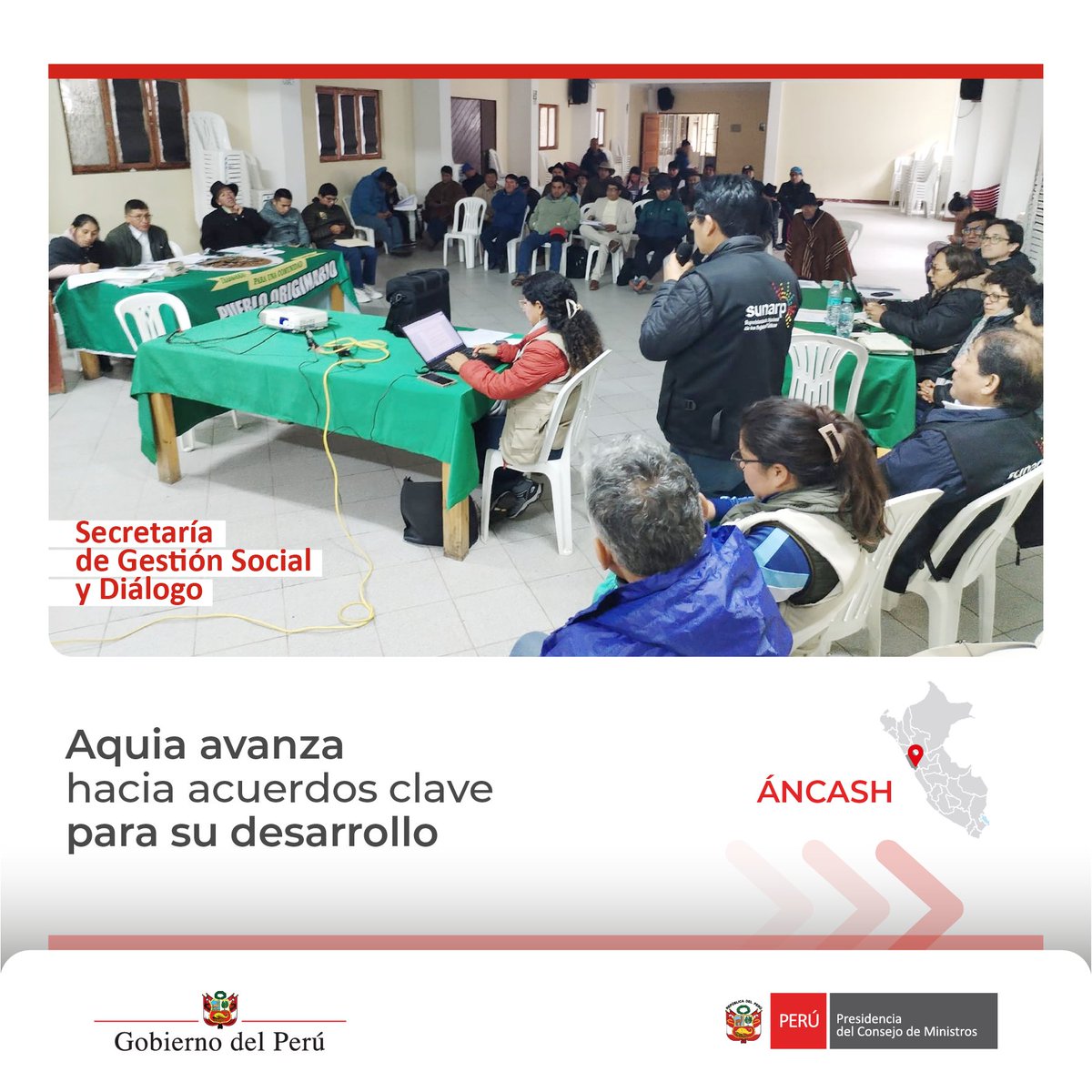 Secretaría de Gestión Social y Diálogo - PCM tweet media