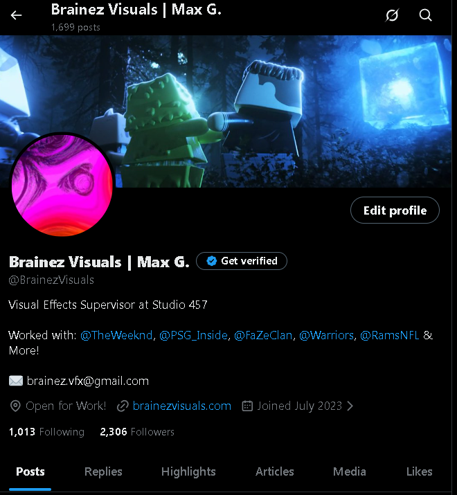 Brainez Visuals | Max G. tweet media