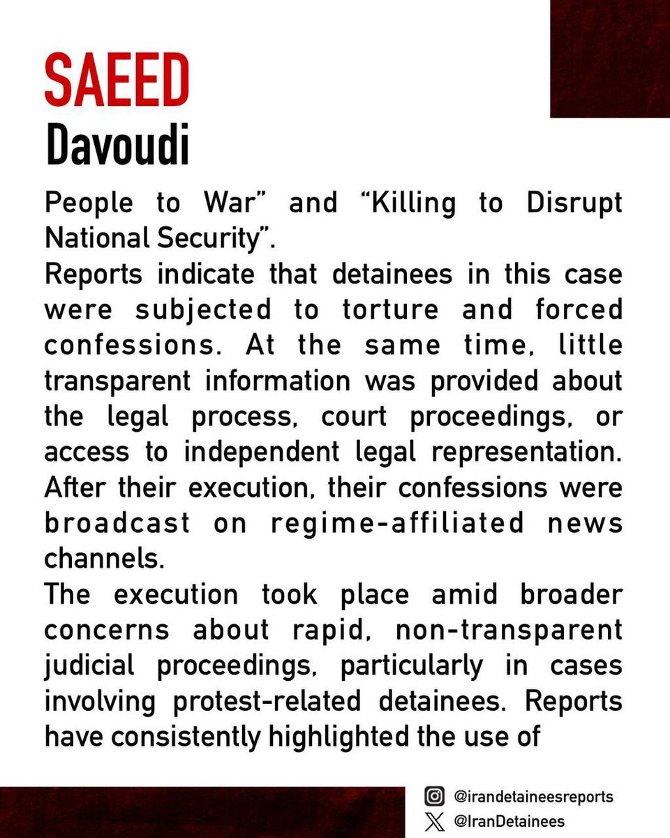 Iran Detainees Report tweet media