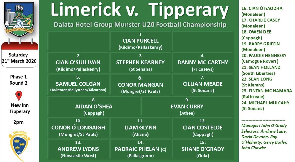 Limerick GAA tweet media