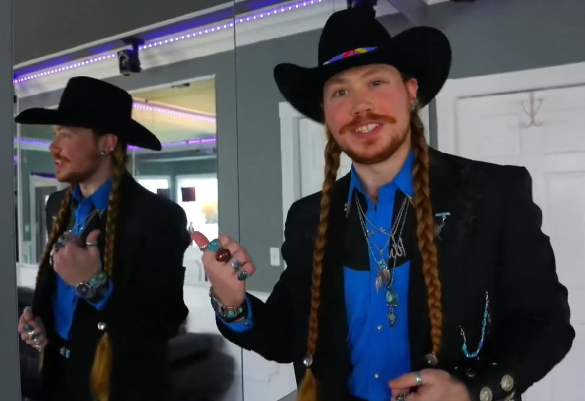 old man with coin tweet media