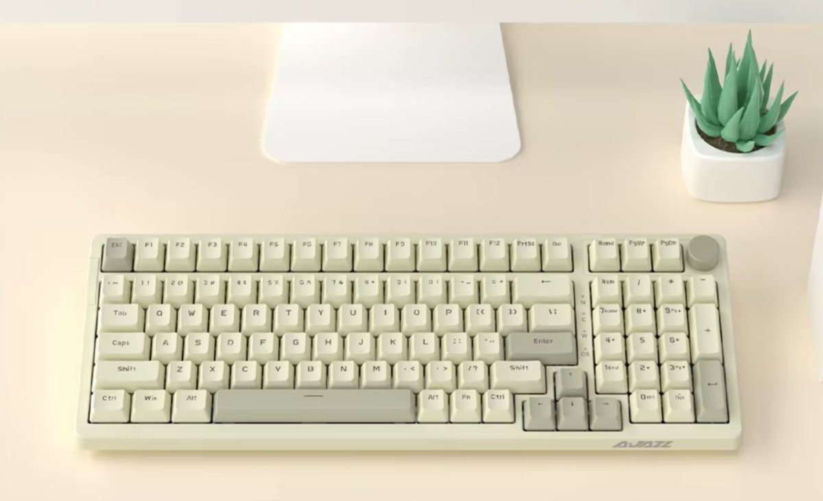Viciustech's tweet photo. 🔥 SE LIGA NESSA!
Teclado Mecânico Ajazz AK992 (PBT, Hot-Swap, Knob) por **R$ 156**! Qualidade e personalização pra turbinar seu setup.

🎟️ Cupom: `AELIVEA22` ou `NIVER` + 423 moedas
🛒 Garanta o seu aqui: https://t.co/nbBFV3zYBP

#TecladoMecanico #SetupGamer #Perifericos https://t.co/49nProCcdd