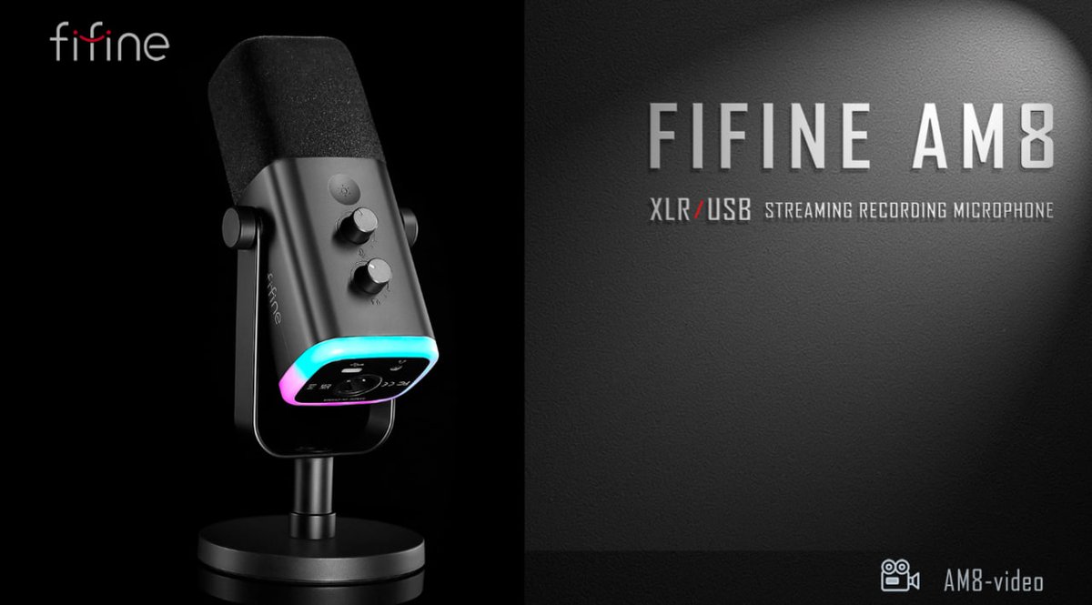 Viciustech's tweet image. 🚨 ALERTA DE PROMO!
O Fifine AM8, microfone dinâmico direto do BR, tá por só R$ 171!
🎟️ Cupons: `FFA123` + `CUPOM2`
➡️ Garanta o seu: s.click.aliexpress.com/e/c3gjf4lD

#Microfone #SetupGamer #CustoBeneficio