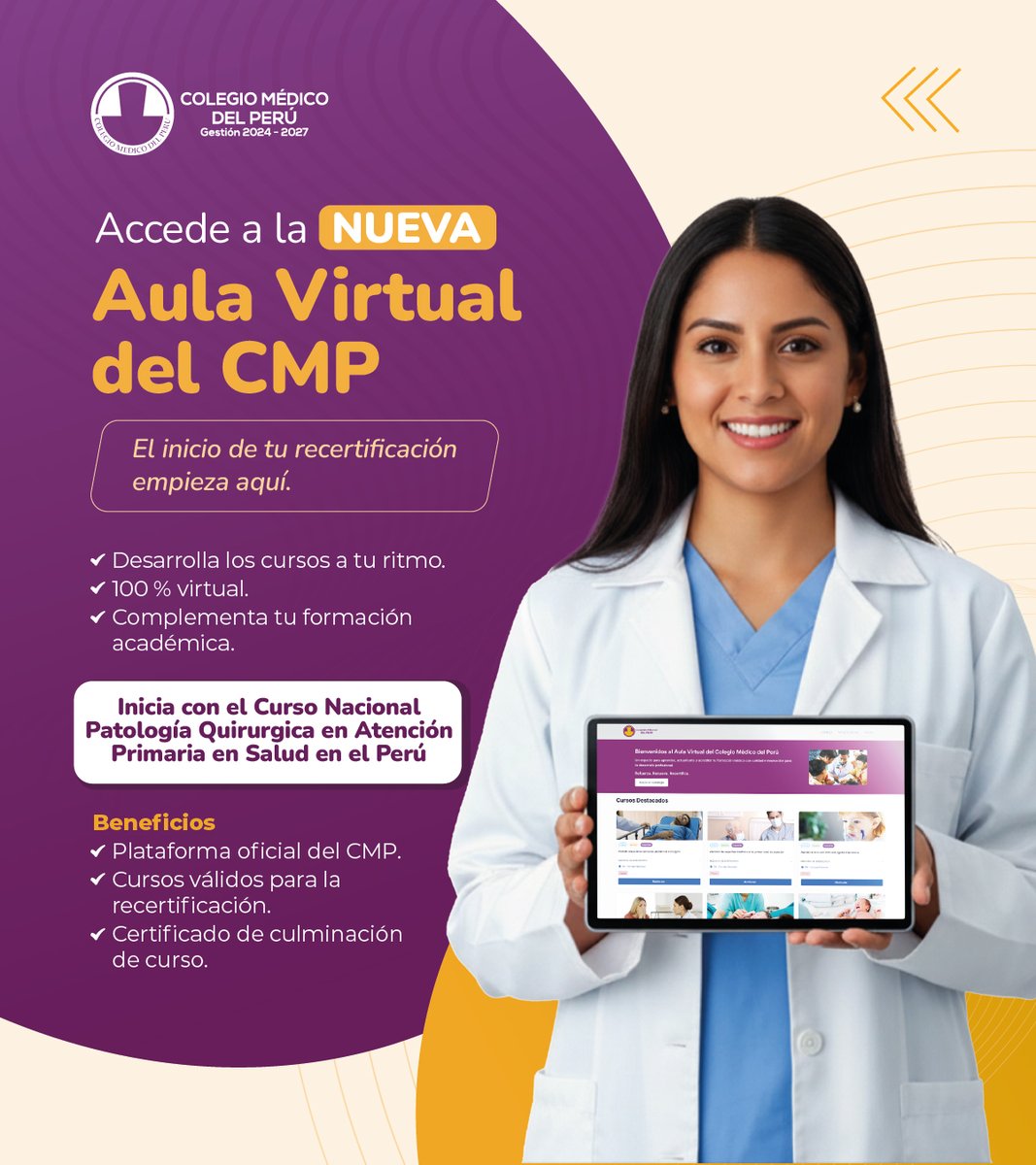 Colegio Médico Perú tweet media