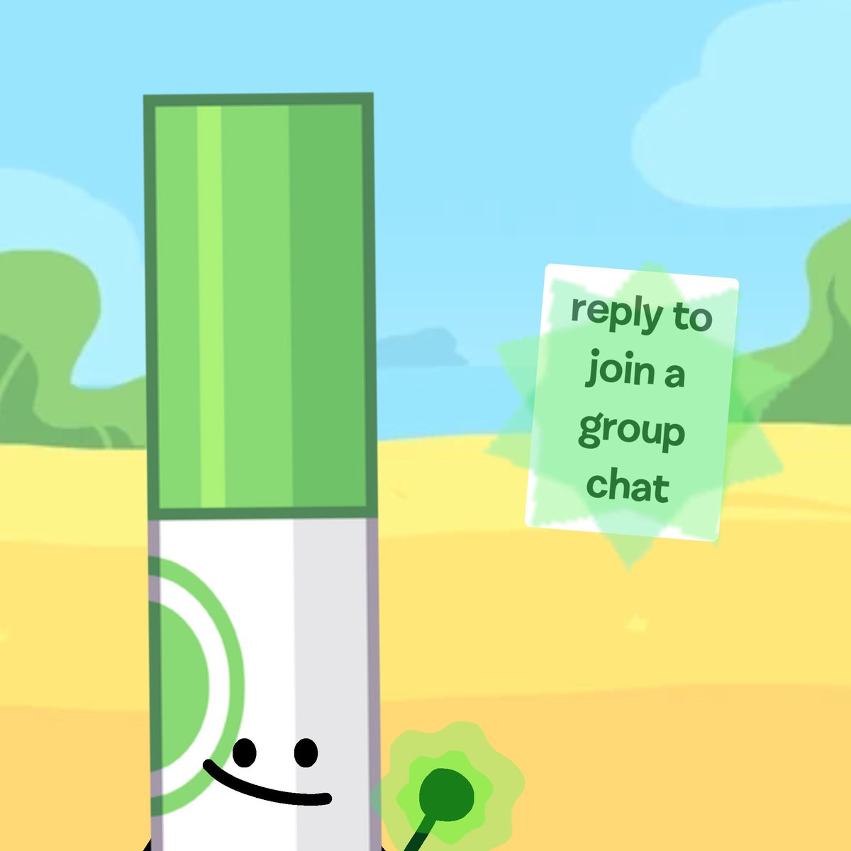 marker (the green) tweet media