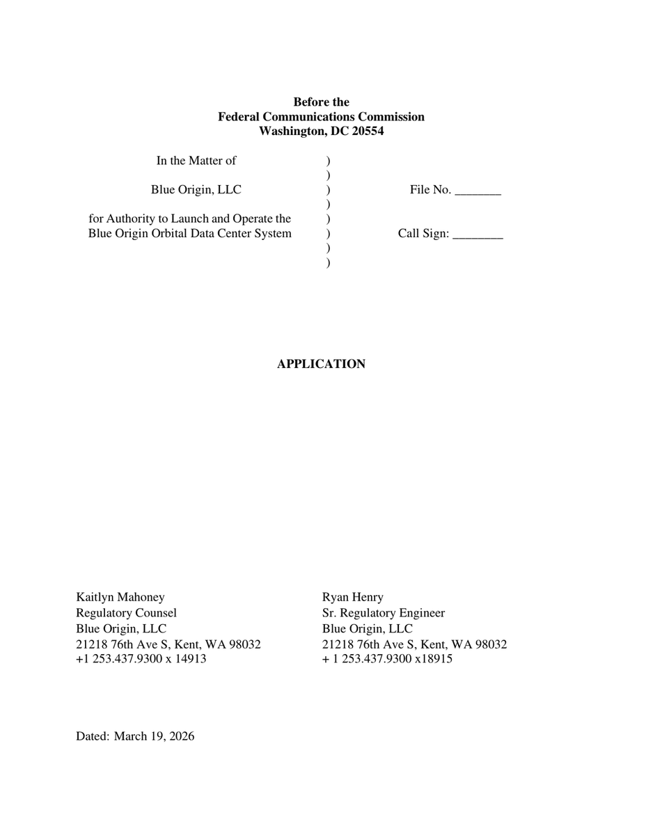 FCC Filing Alerts tweet media