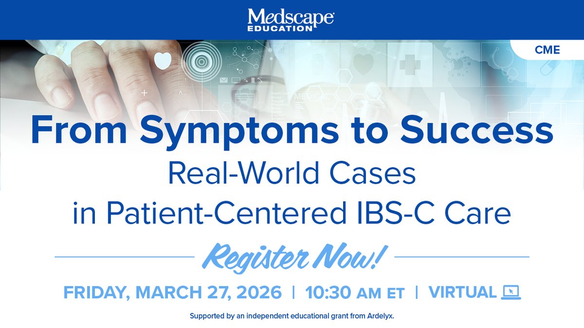 MedscapeLIVE tweet media